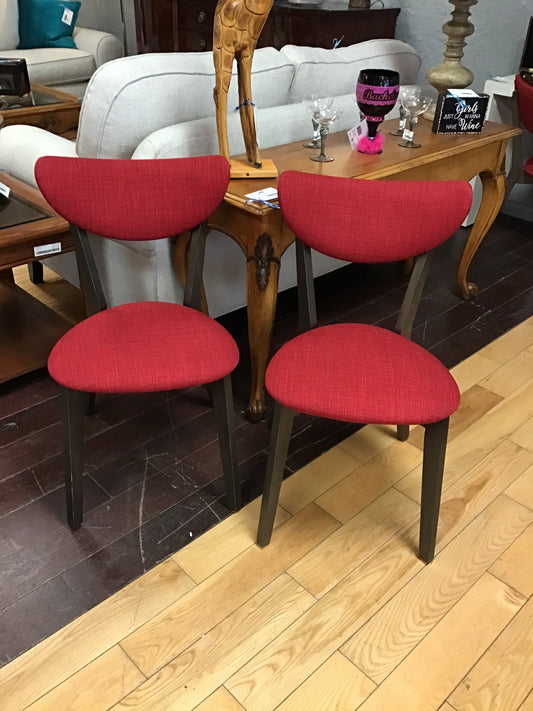 Pair Structube Accent Chairs