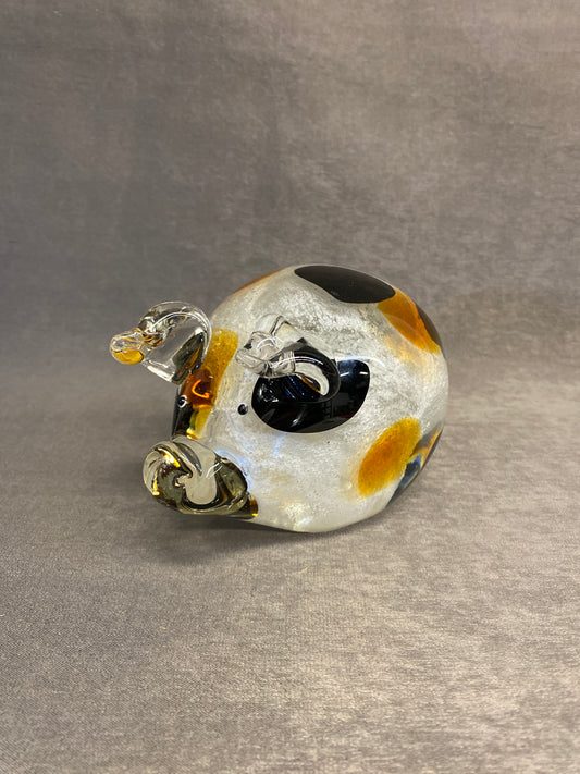 Art Glass Pig