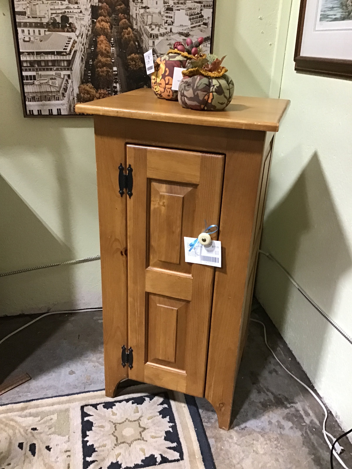 Sm Narrow Pine Cupboard