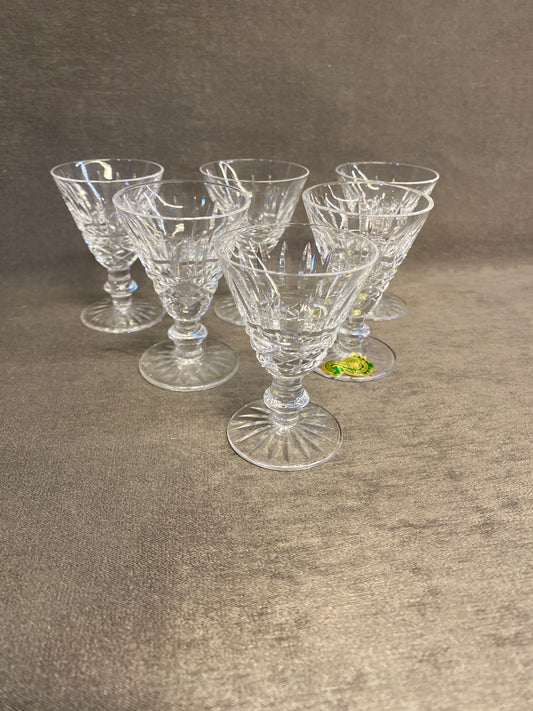 Set 6 Waterford "Maeve" Liqueur Glasses