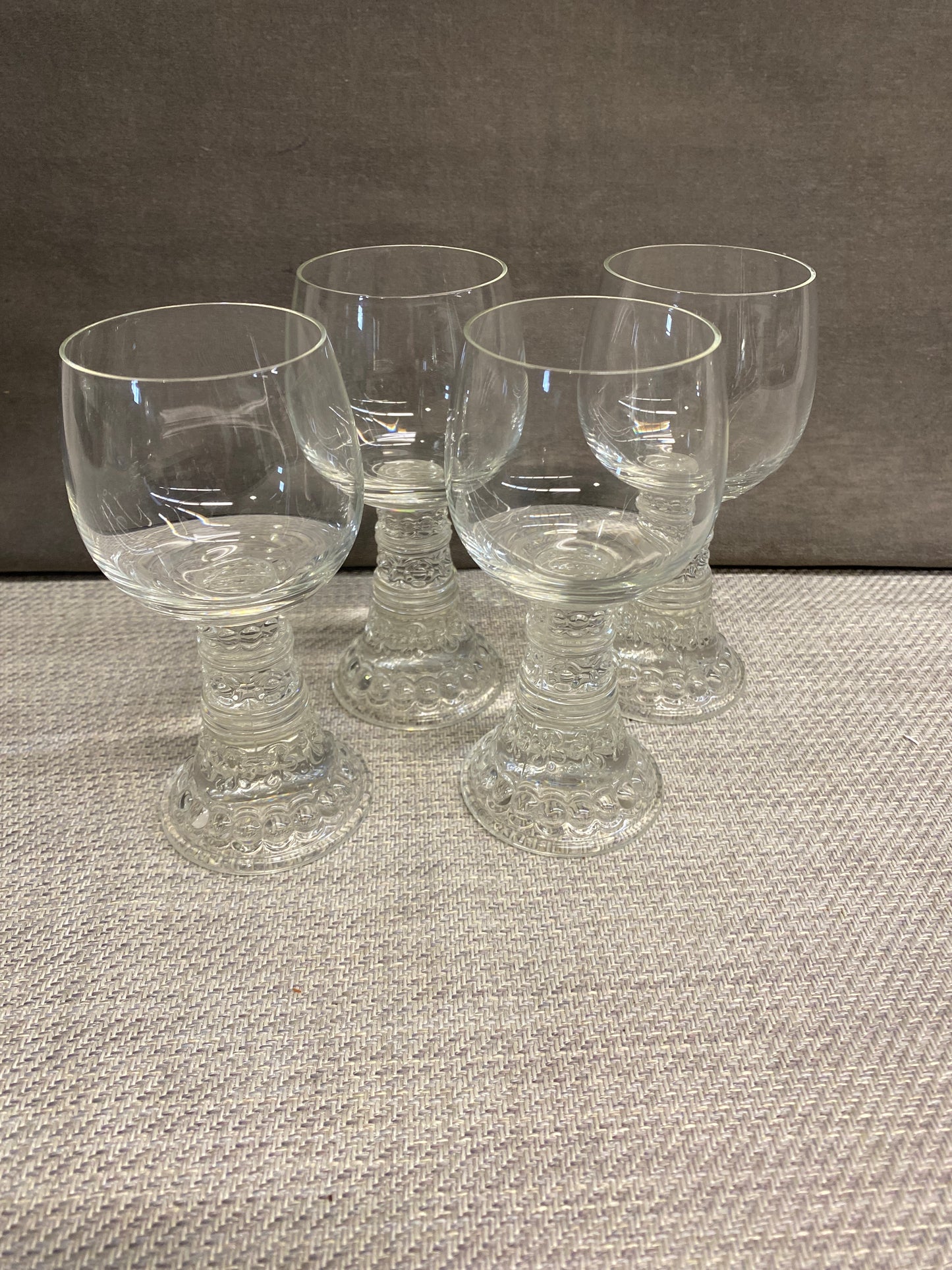 SET 4 Bacchus Crystal Port Wine Glasses