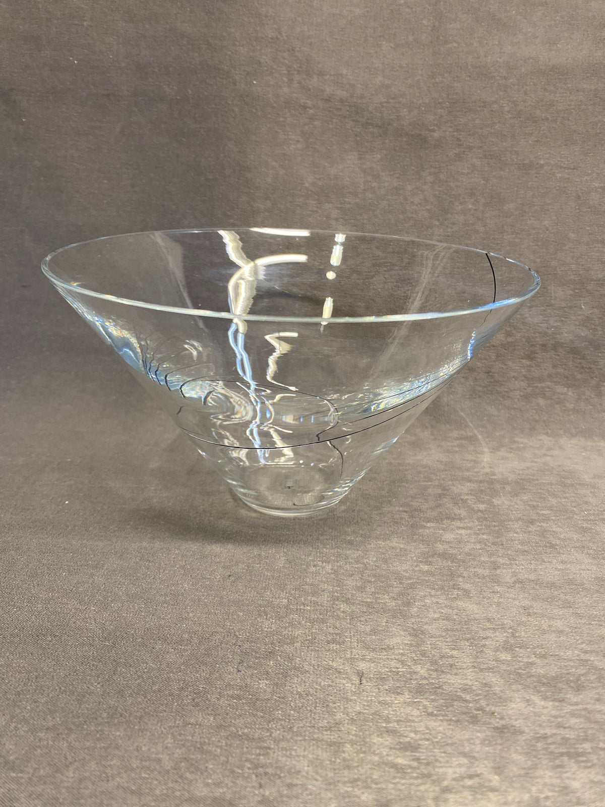 Kosta Boda "Line Black" Bowl