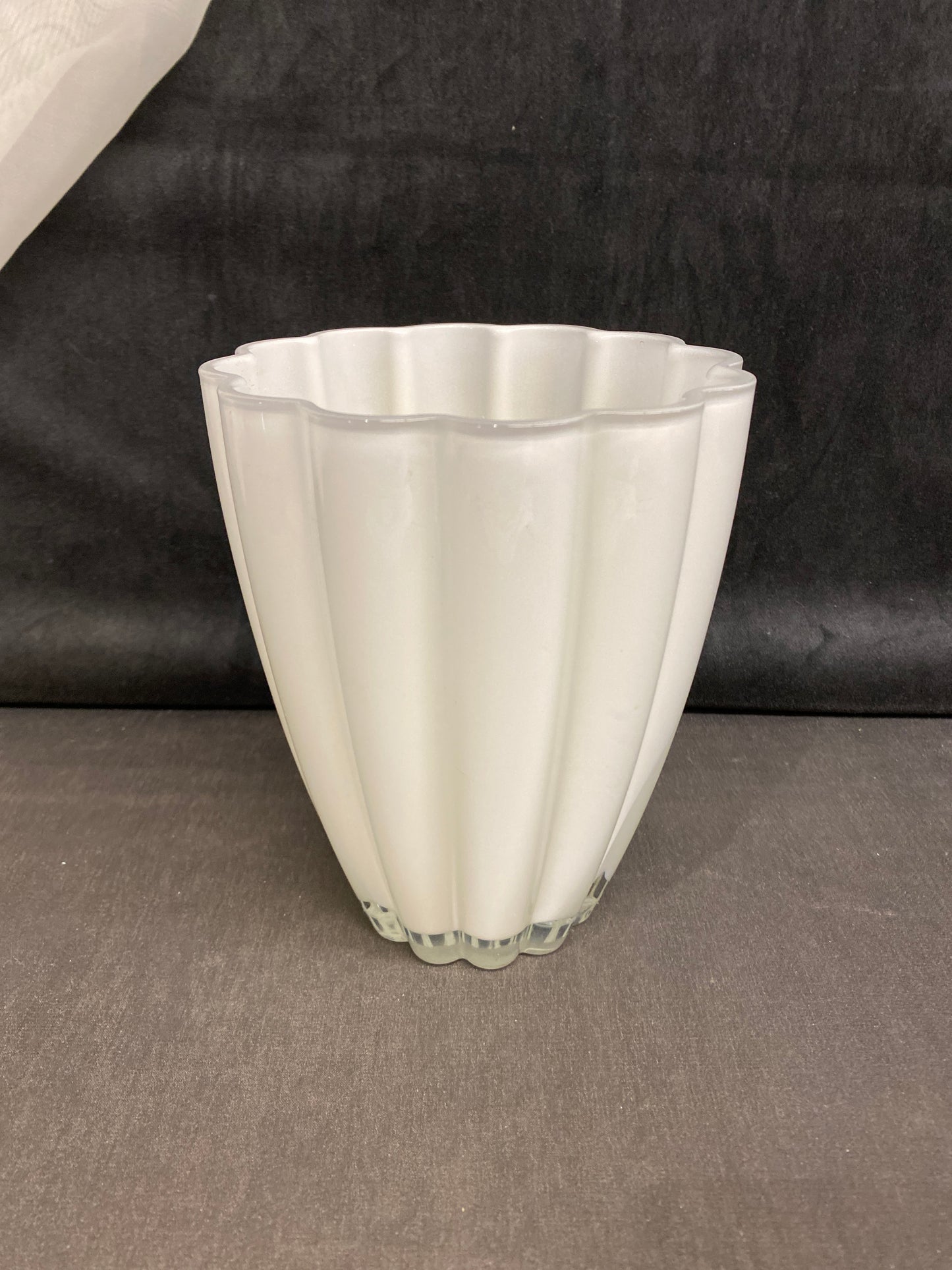 Glass Vase - White