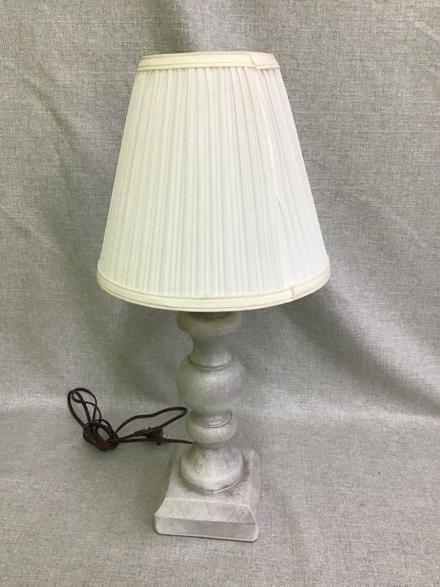 Grey Stone Design Table Lamp- 22.5"h