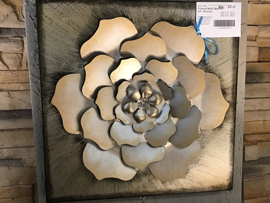 Framed Metal Wall Art- Bouclair