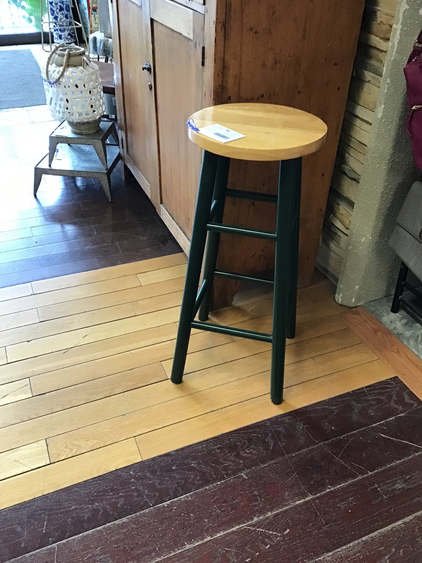 Round Wooden Stool