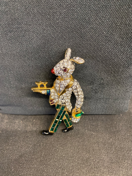 Butler Brooch - Rabbit