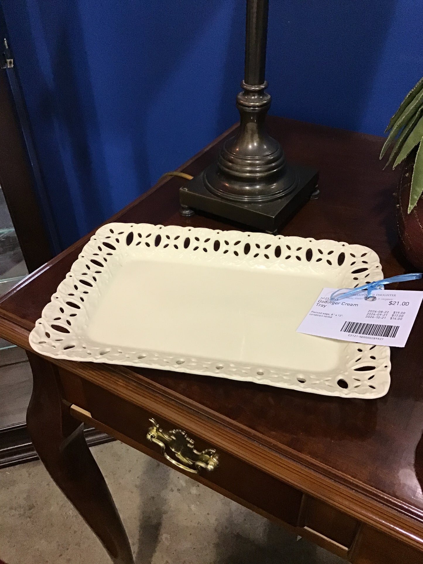 Godinger Cream Tray