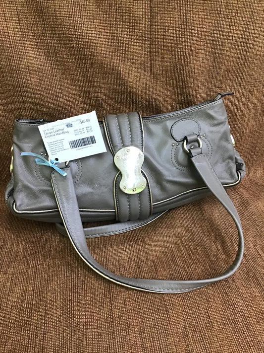 Taupe Leather Cromia Handbag