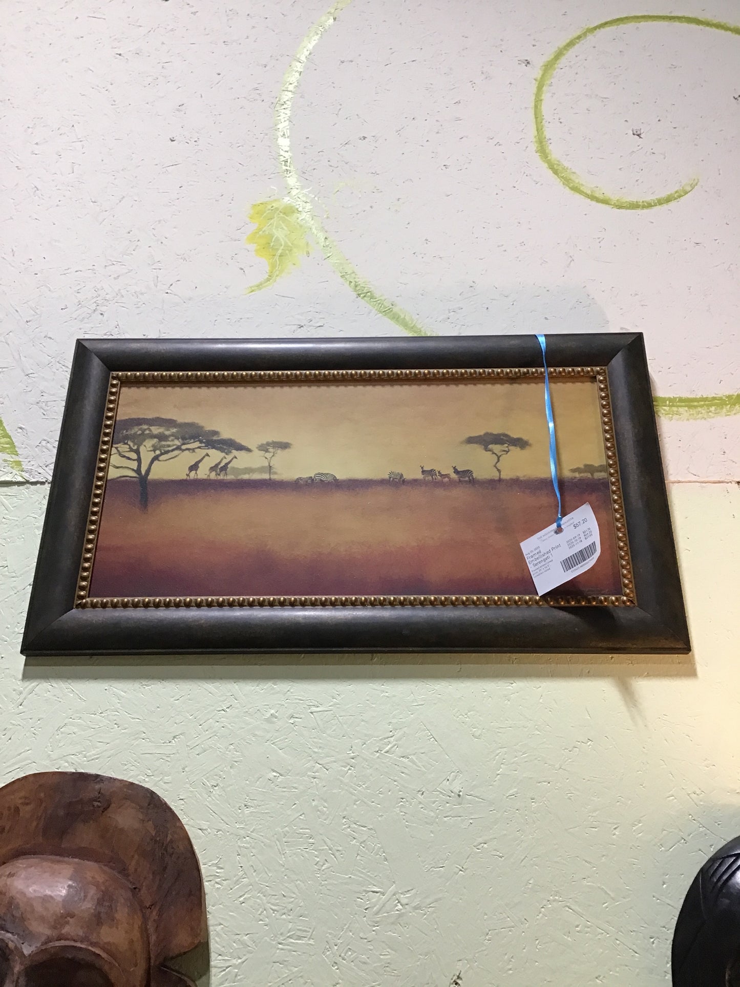 Framed Embellished Print - Serengeti 1