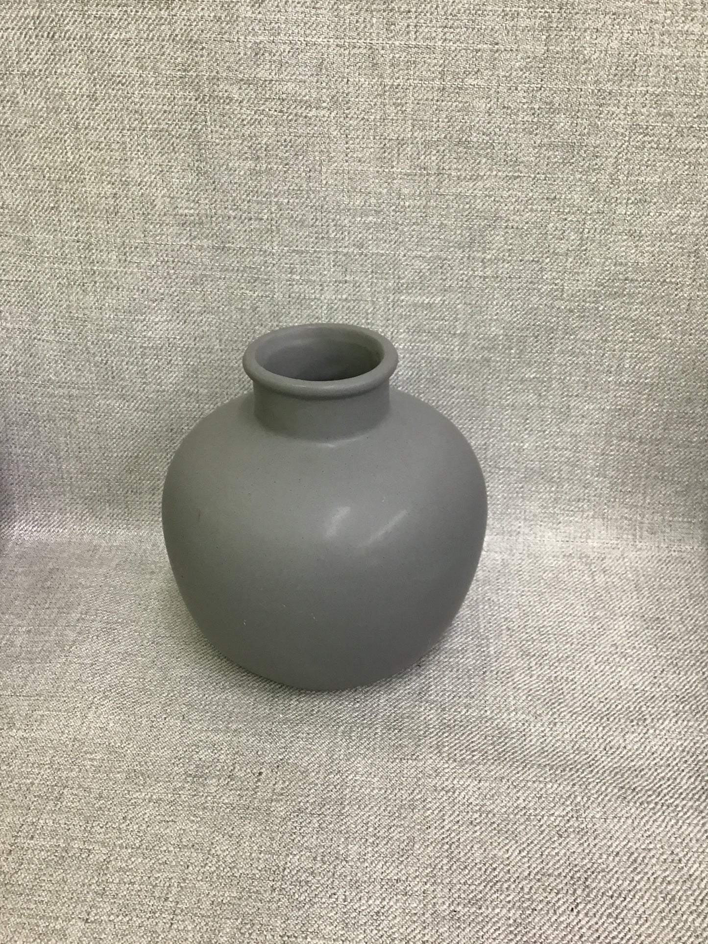 New! Ceramic Vase- Grey