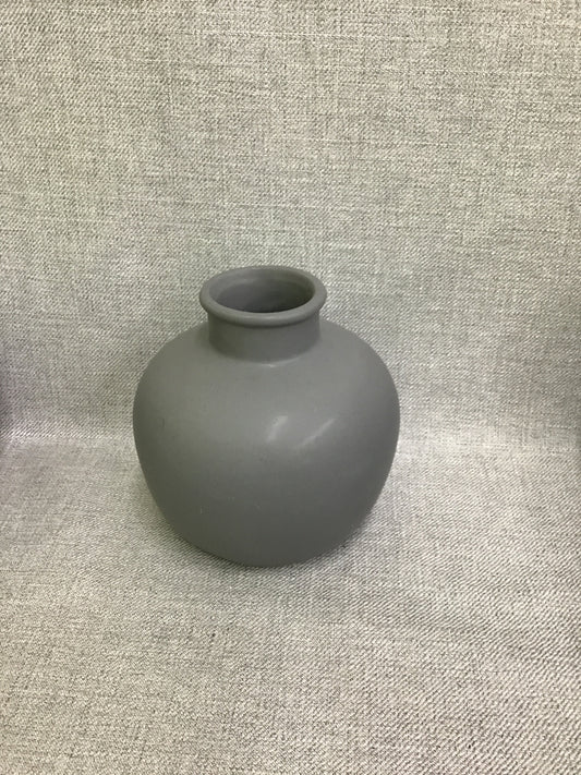 New! Ceramic Vase- Grey