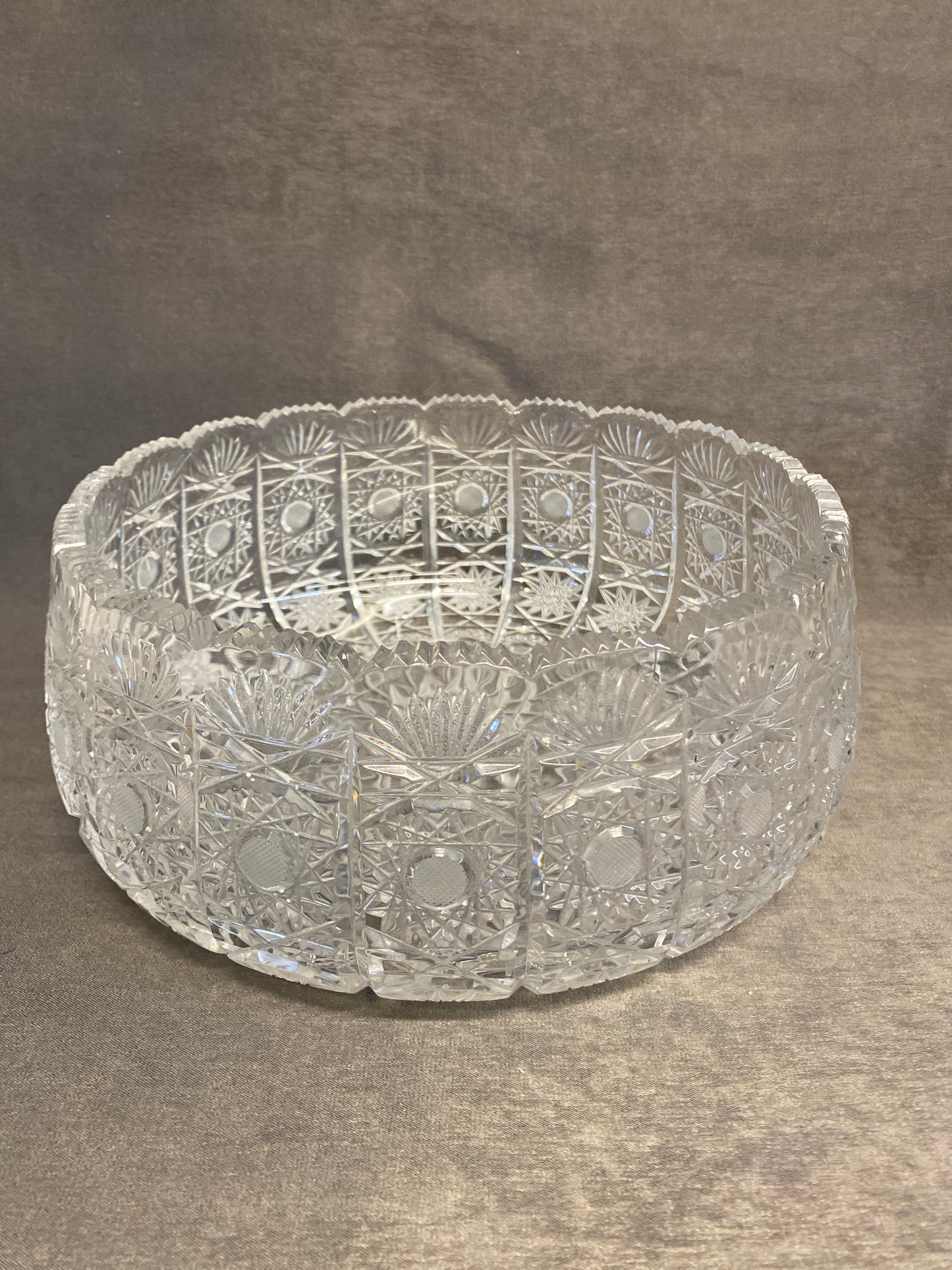 Crystal Bowl - Queen Anne's Lace