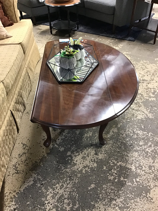 Oval Drop Leaf Coffee Table