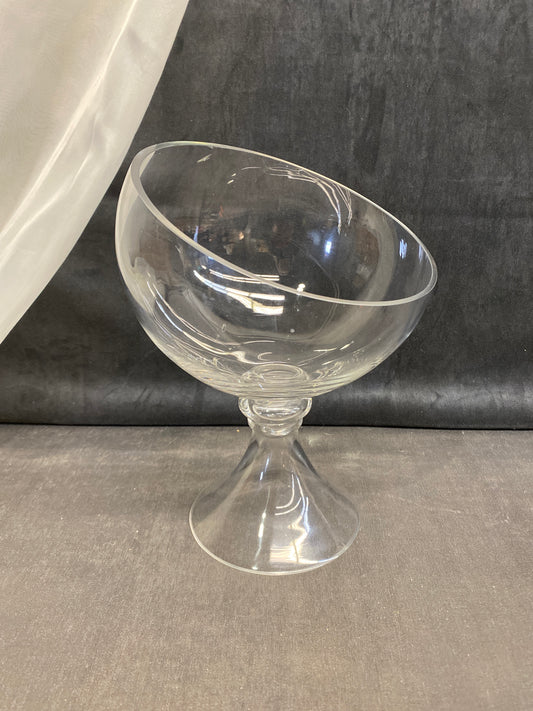 Footed Glass Bowl