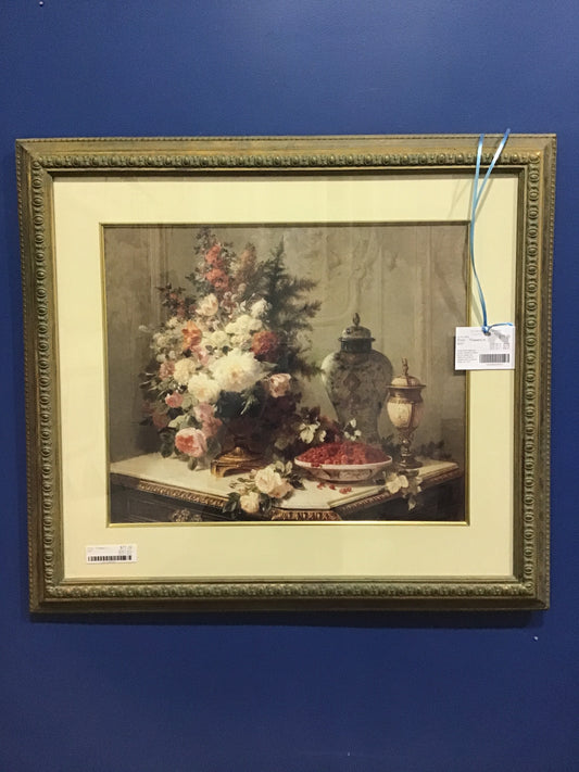 Print - "Flowers in Urn"