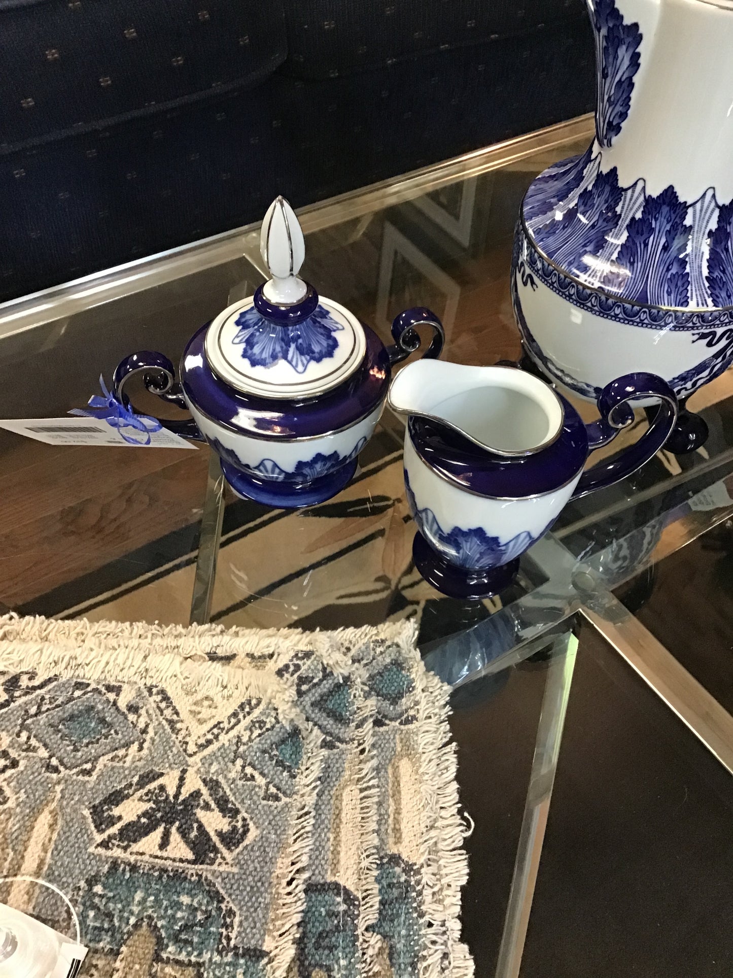 Bombay Co 'Rosette' Cream & Sugar