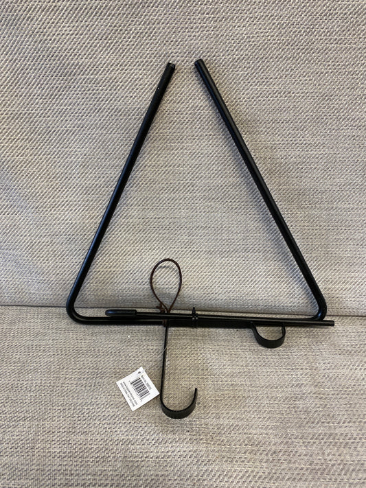 New! 3PC Wrought Iron Triangle - Dinner Gong