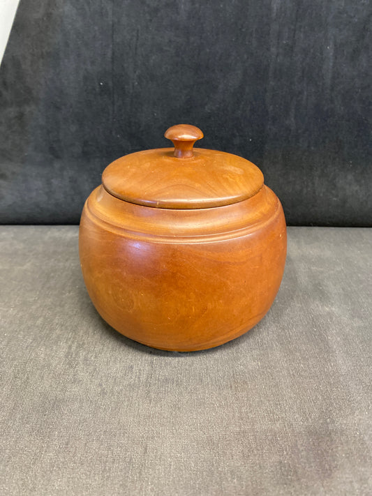 Turned Wood Canister 2