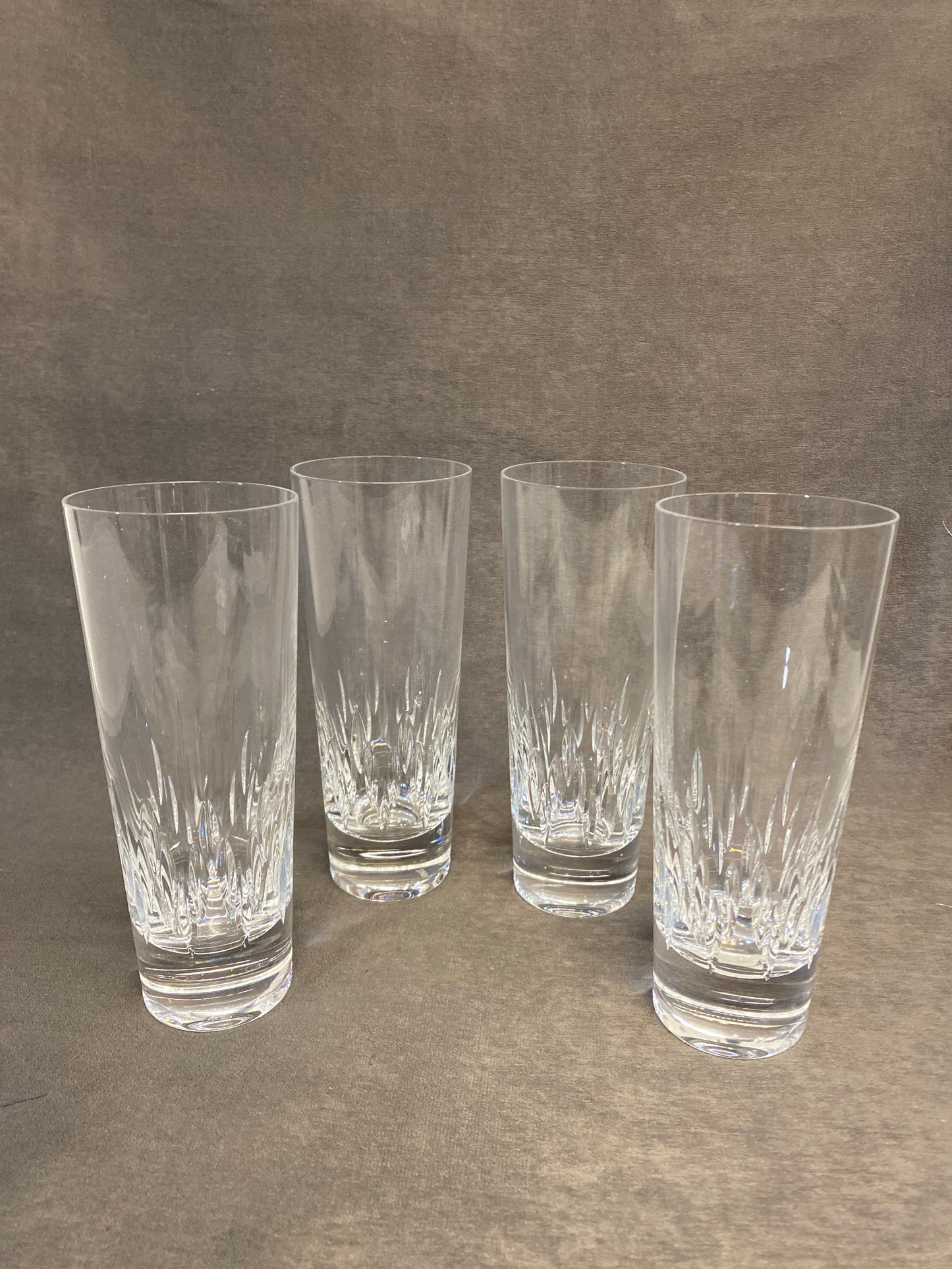 Set 4 Wedgwood Crystal Highballs