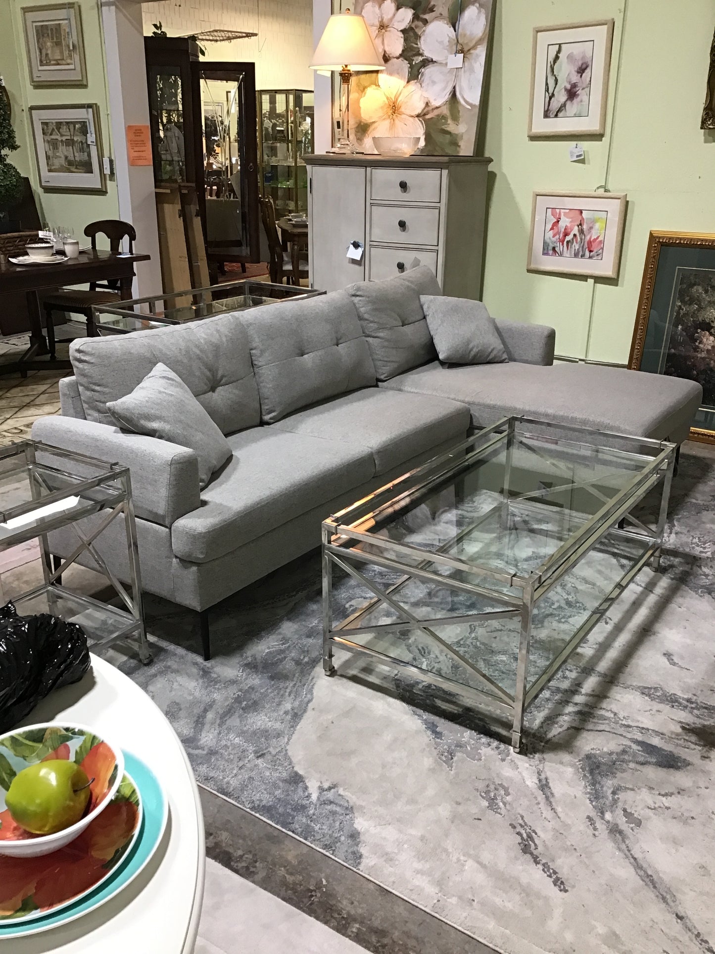 2PC Mingle Storage Sectional