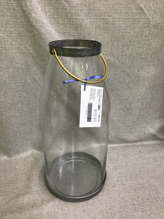 Metal & Glass Jug Lantern