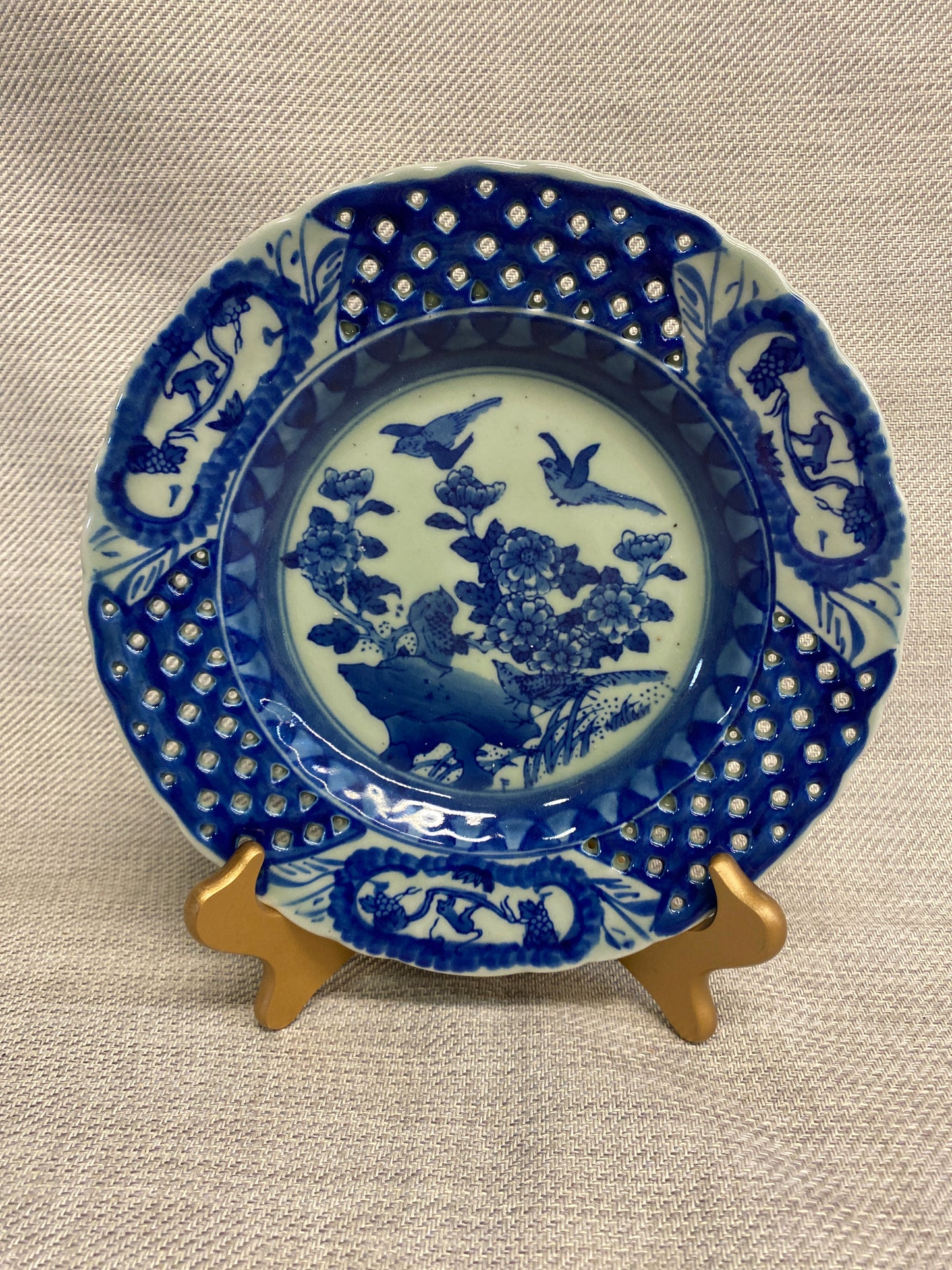 Chinese Ceramic Plate - Birds