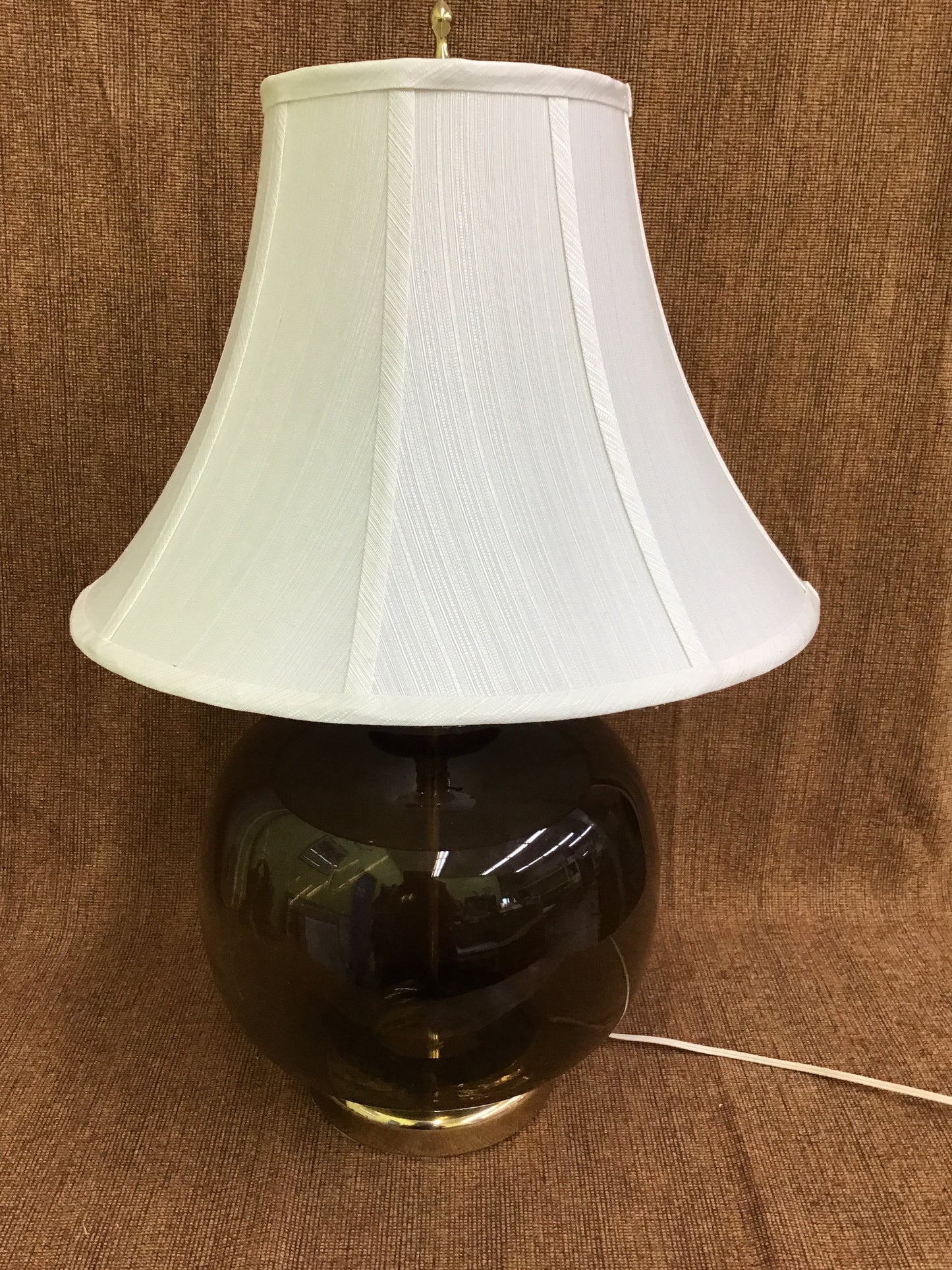 Glass Buffet Lamp- 27"h