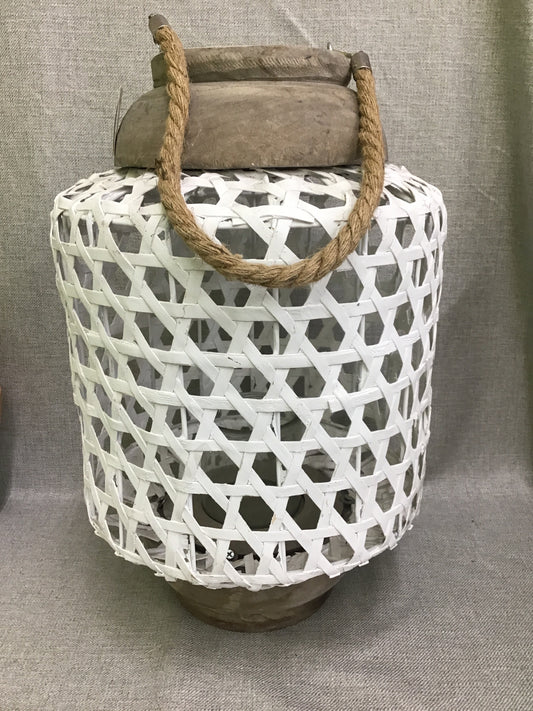 New! Distressed Look Lantern