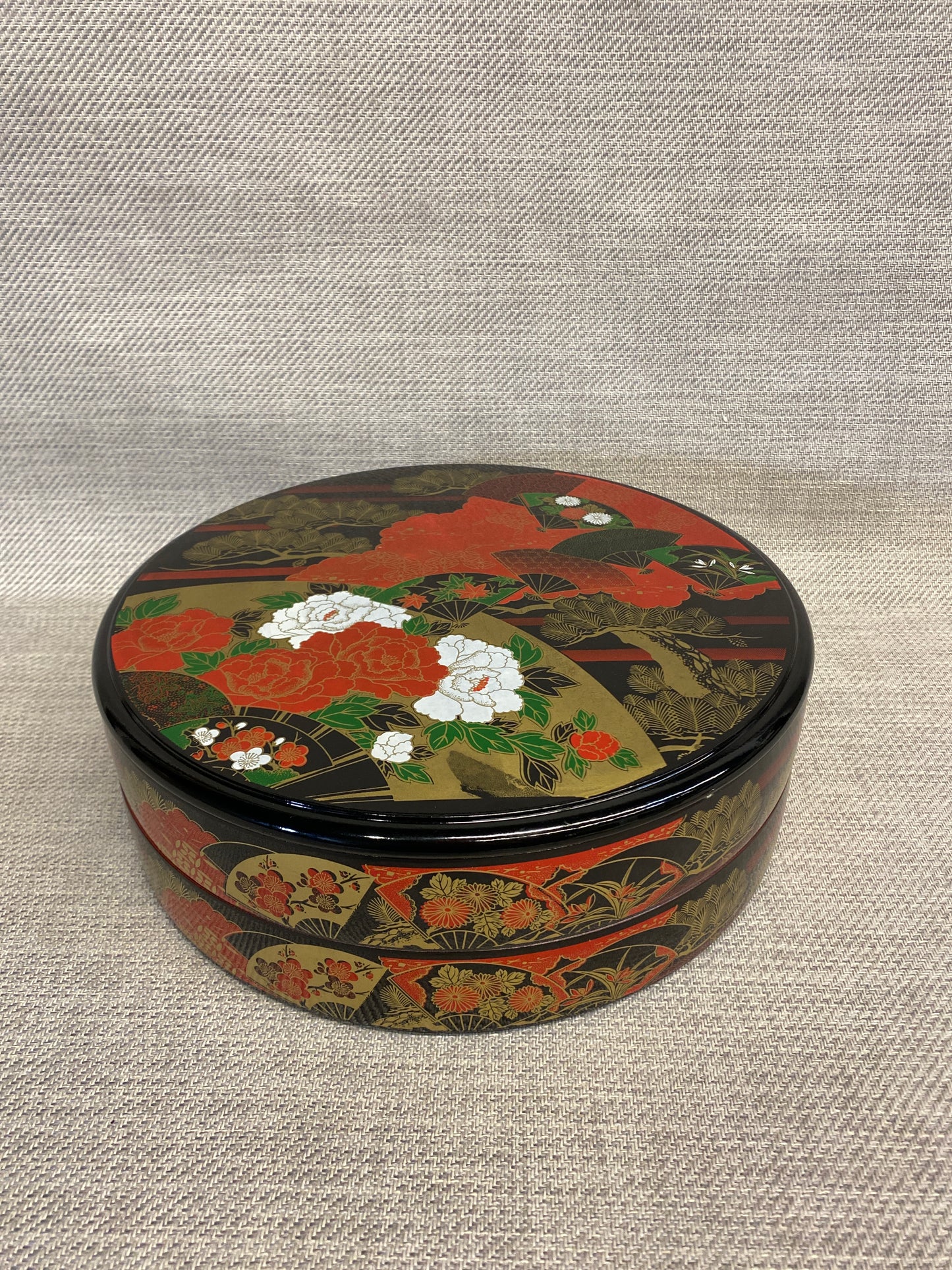 Japanese 2 Tier Lacquer Box