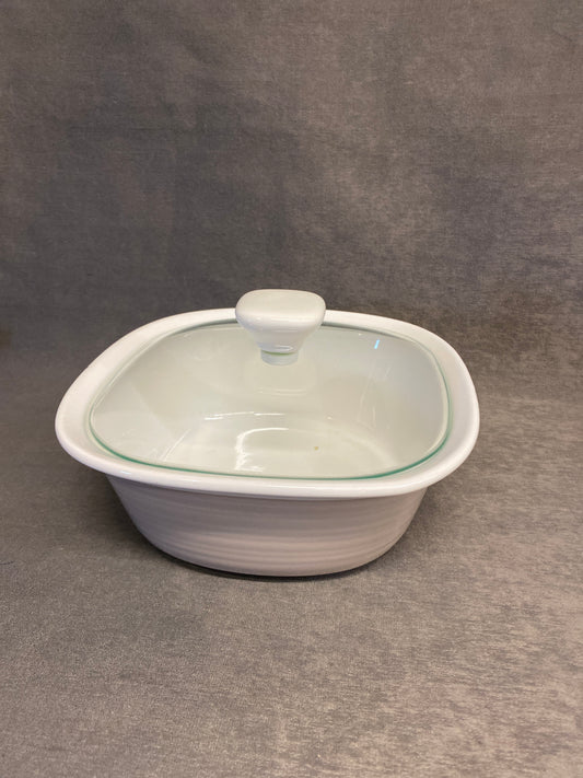 Corningware "Etch" Lidded Casserole