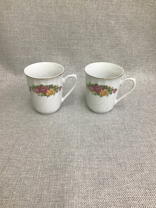 PR of English Rose China Mugs