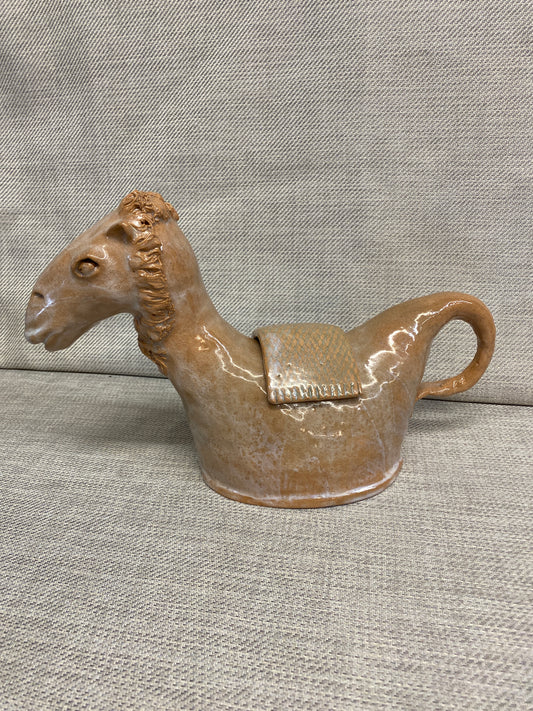 Studio Pottery Teapot - Camel