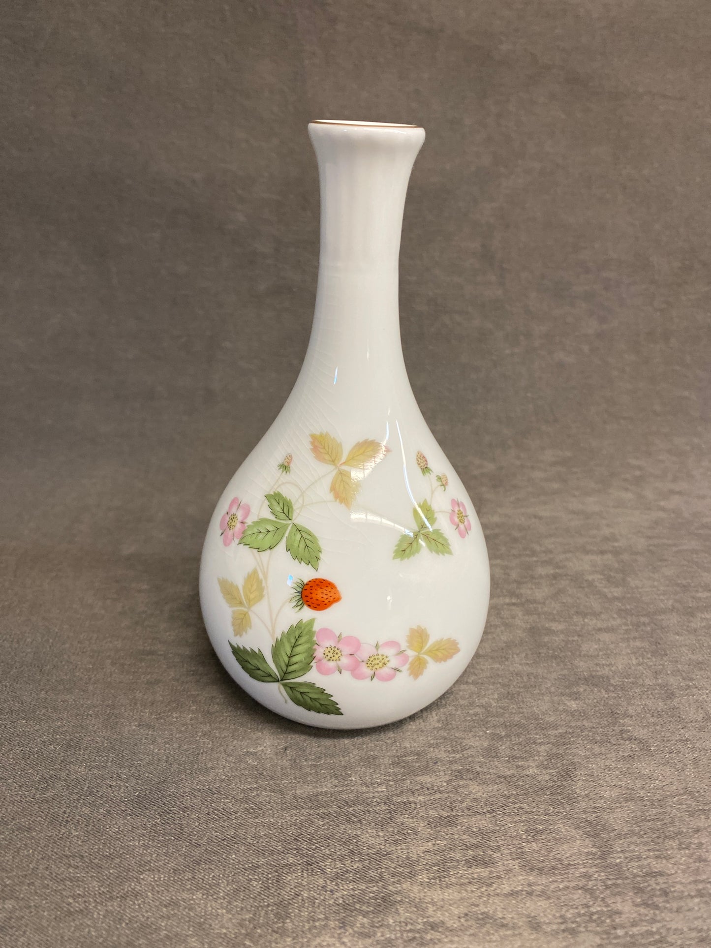 Wedgwood "Wild Strawberry" Bud Vase