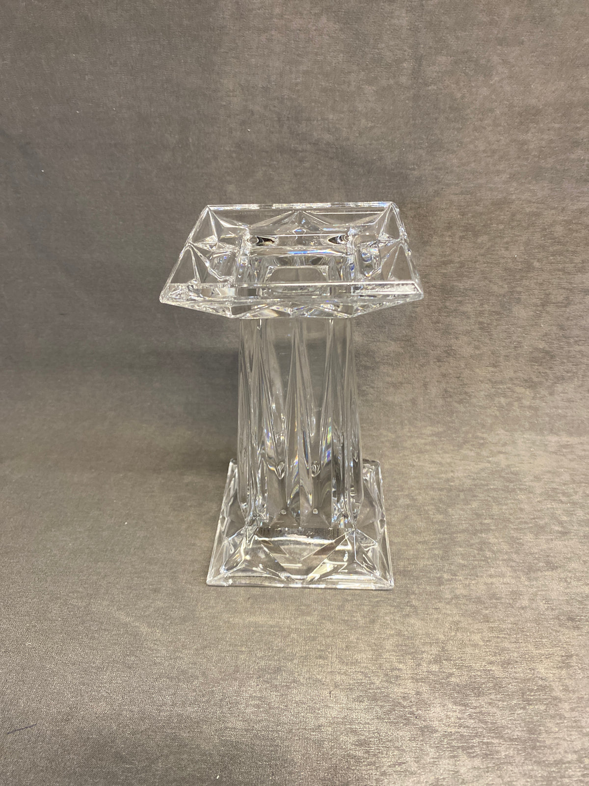 Partylite Quad Prism Crystal Candleholder / Vase
