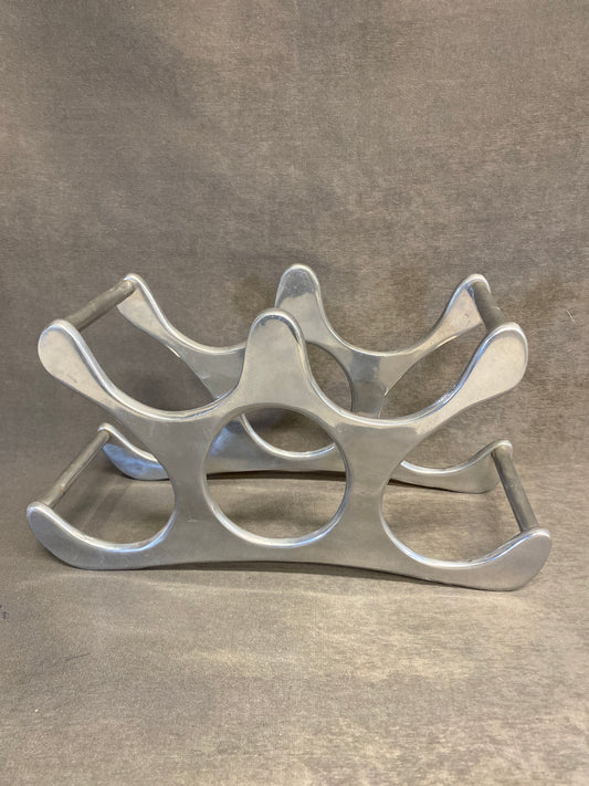 5 Bottle Aluminum Wine Rack