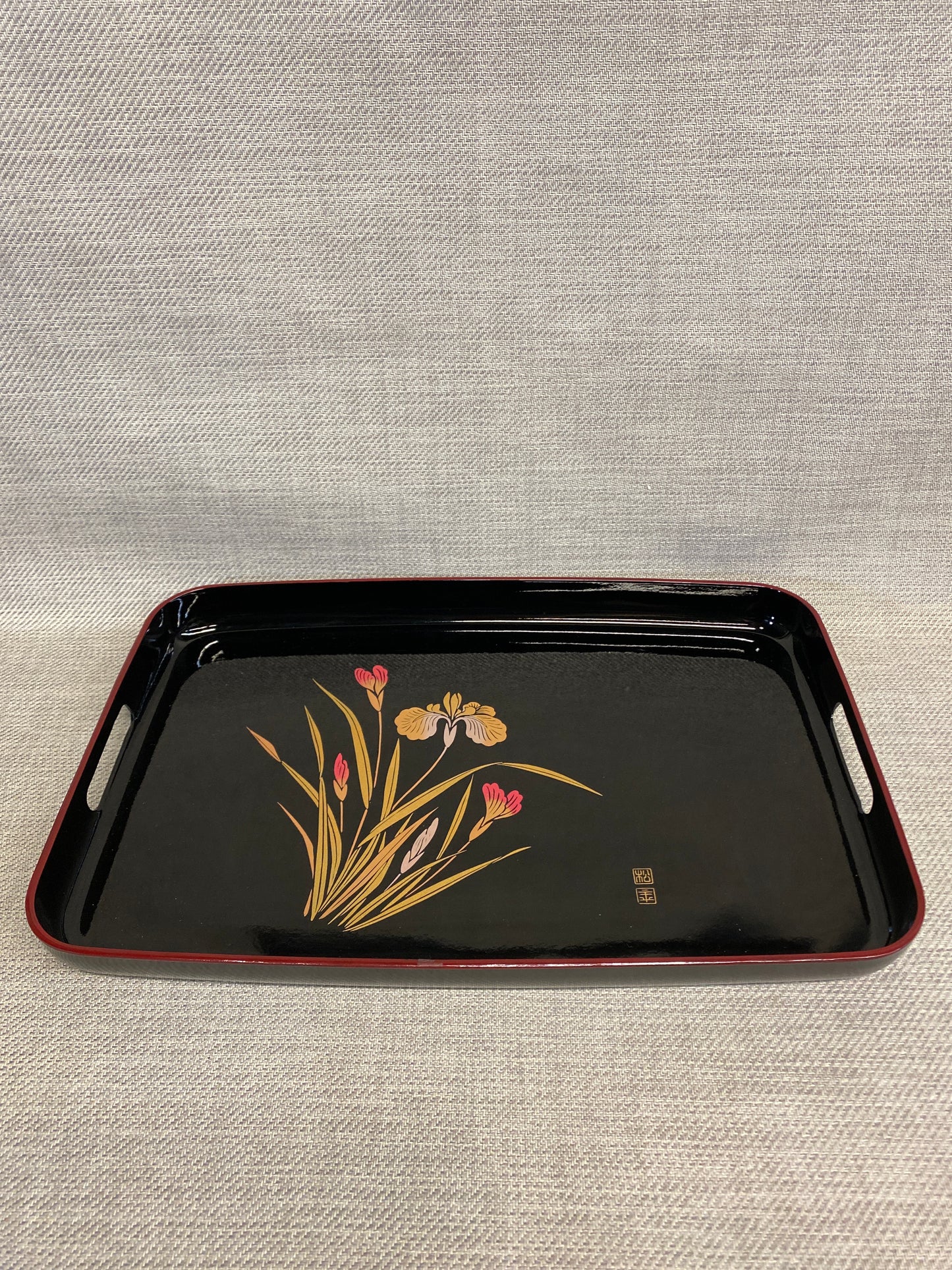 Japanese Lacquerware Rectangular Tray
