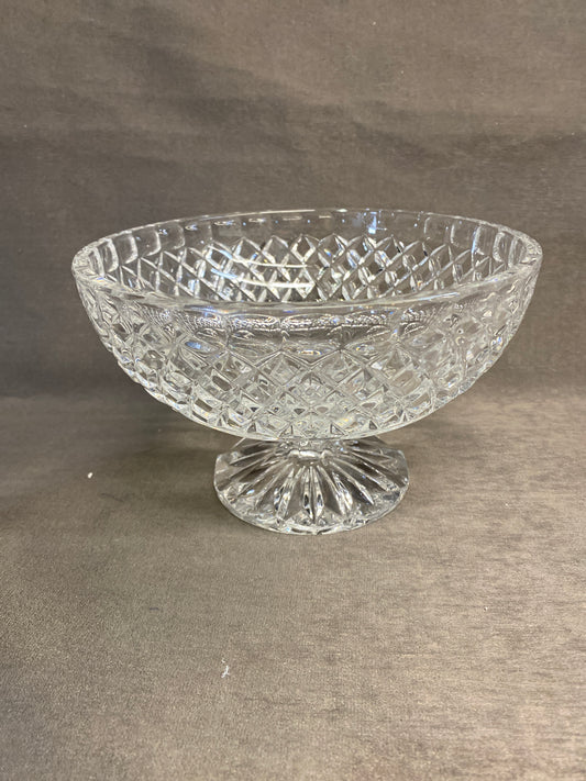 Footed Crystal Bowl
