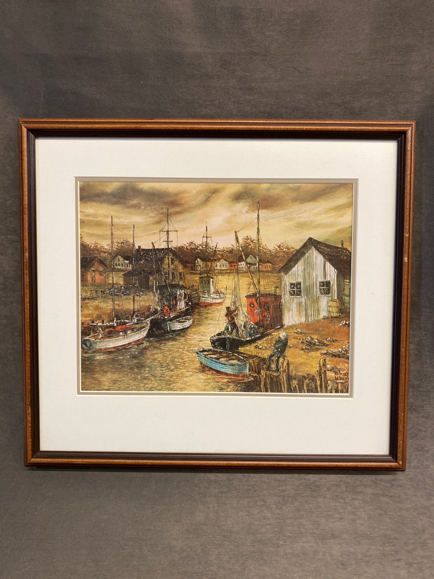 Framed Print - Fishing Boats