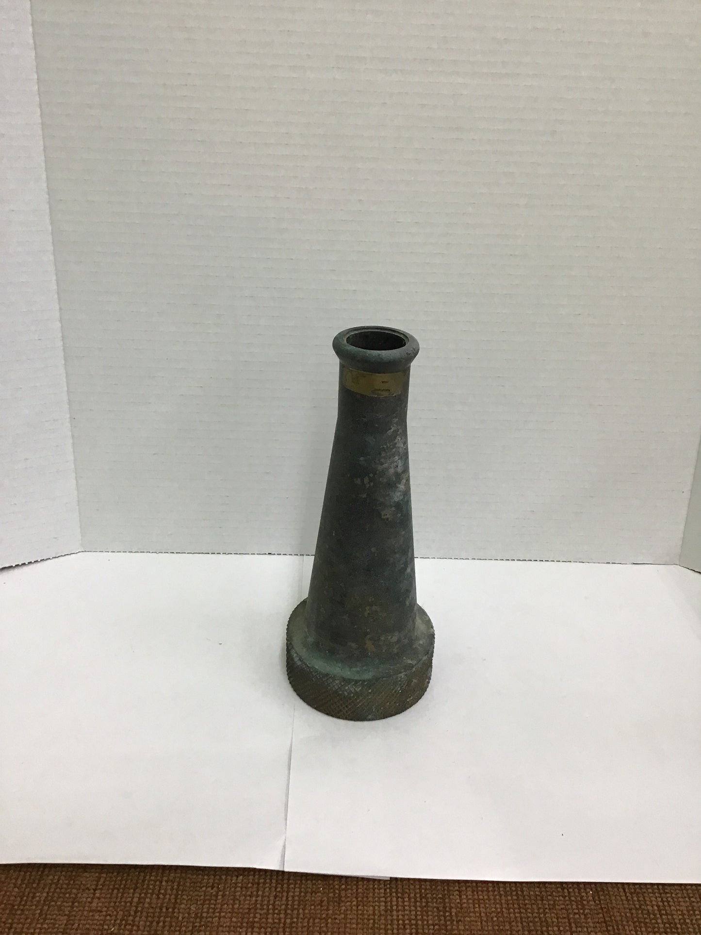 Antique Brass Fire Hose Nozzle