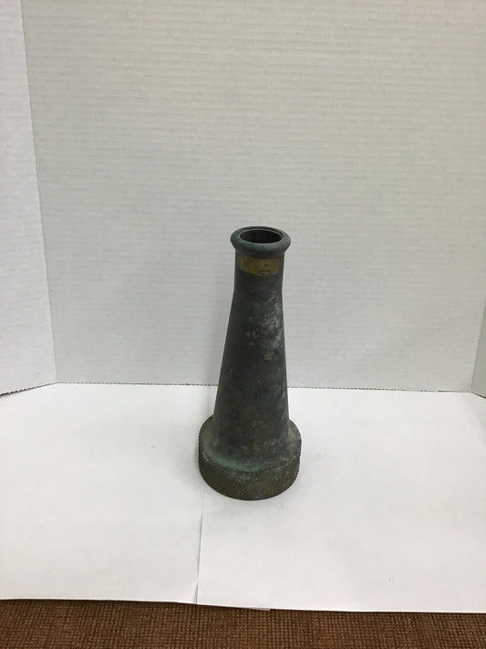 Antique Brass Fire Hose Nozzle