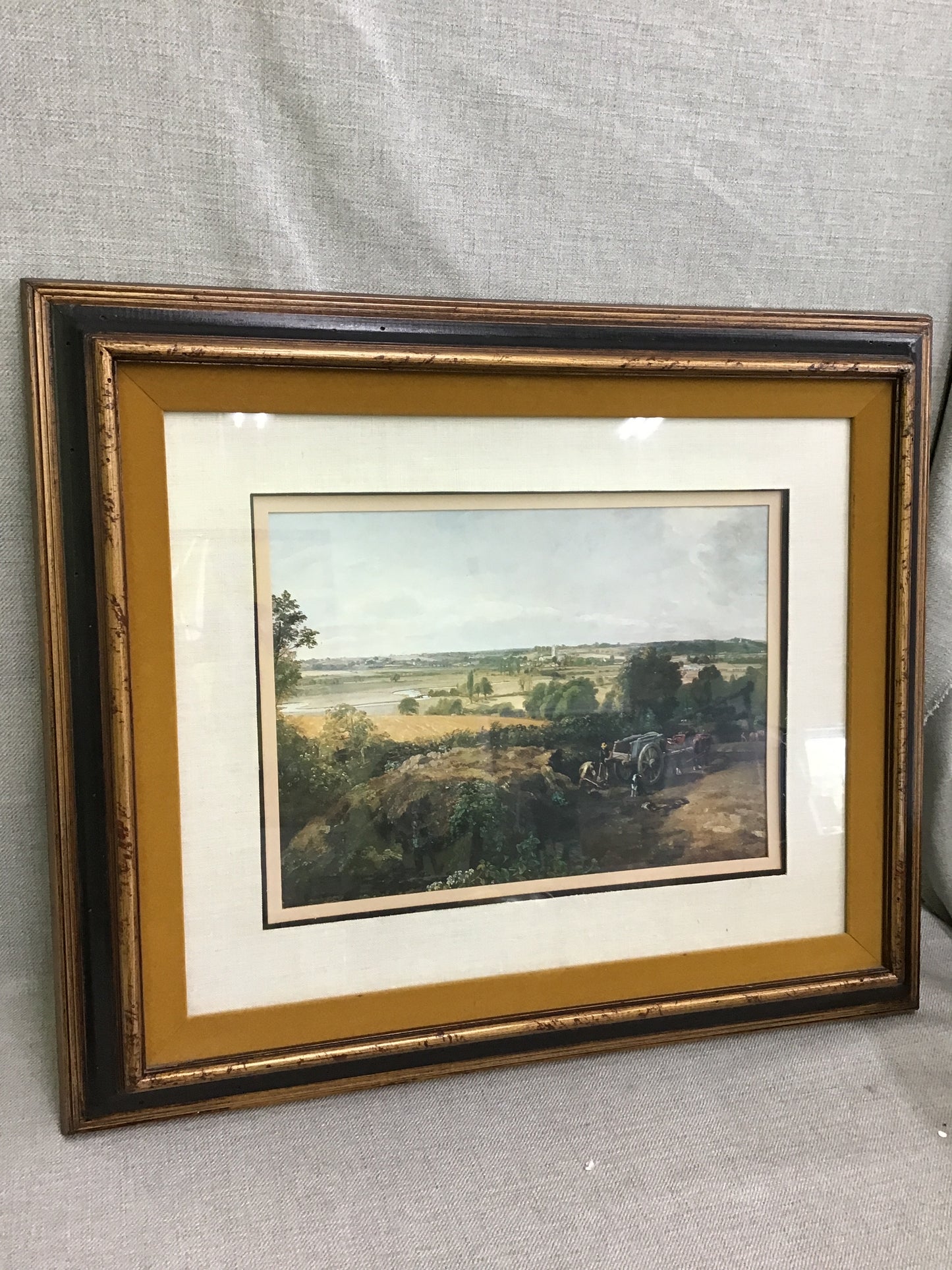 Framed John Constable Stour Valley & Dedham Church Print