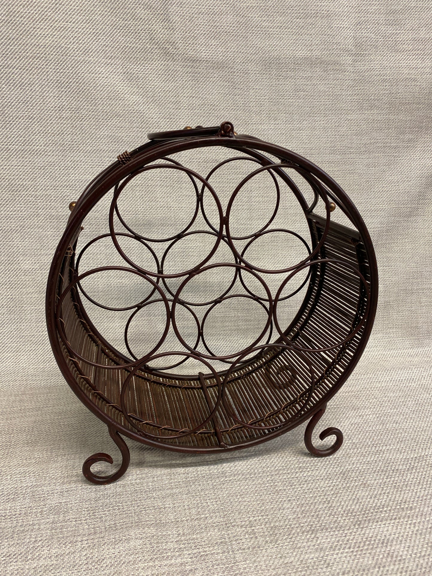 7 Bottle Wine Rack - Round