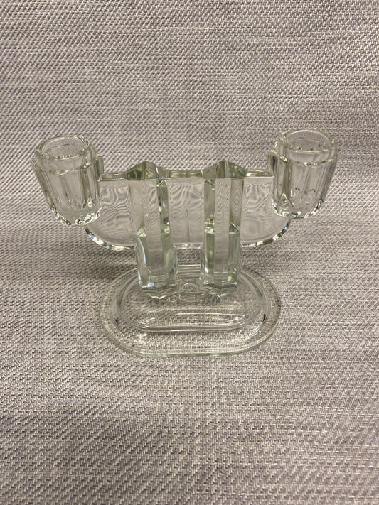 Vintage Heisey Double Candleholder