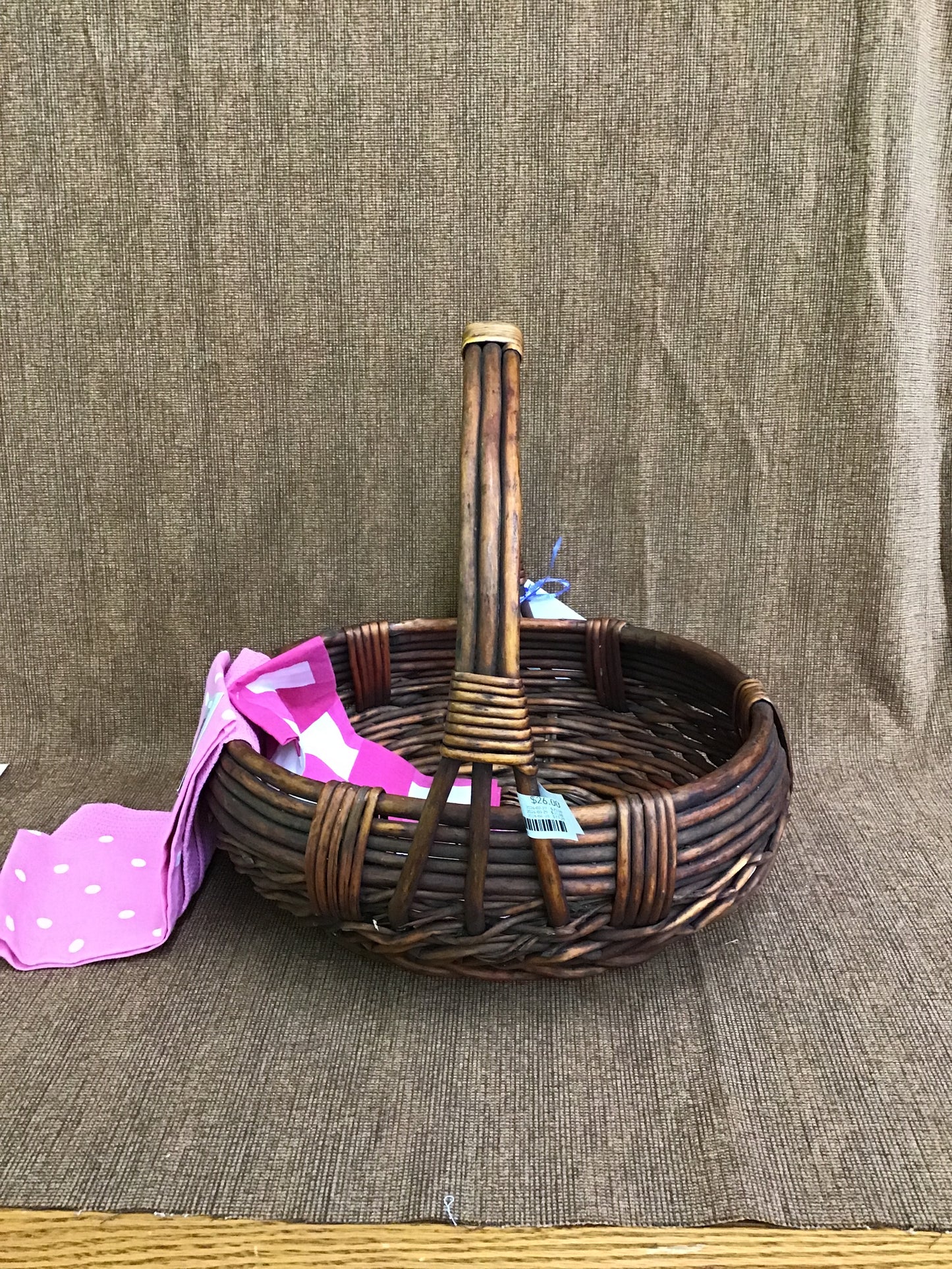 Rattan Basket with Handle