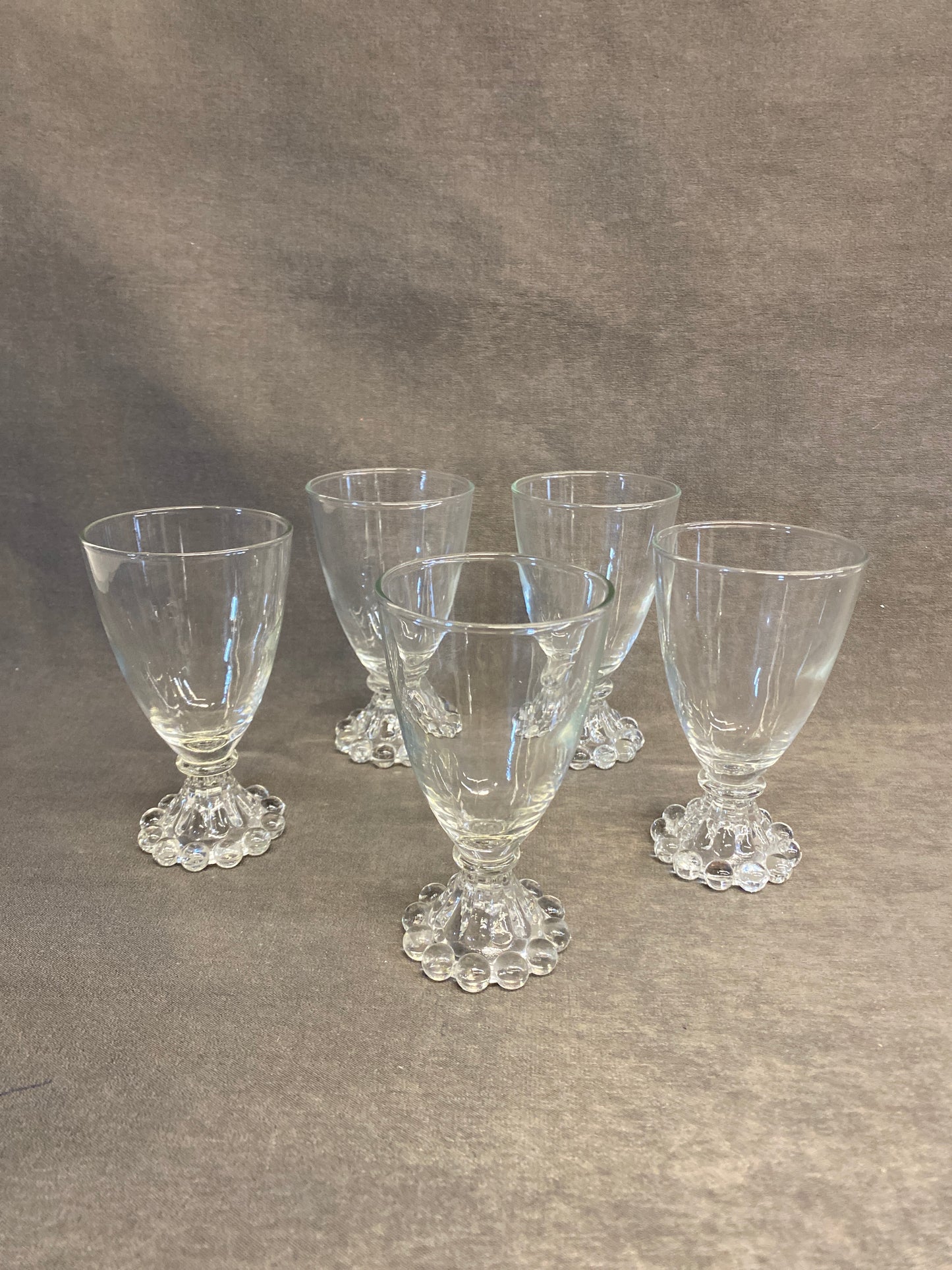 Set 5 Anchor Hocking Boopie Glasses