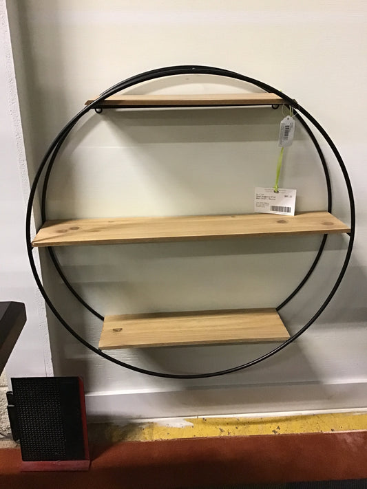 New! Koppers 3Tier Wall Shelf - Round