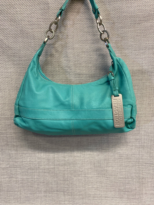 Kenneth Cole Leather Handbag - Teal