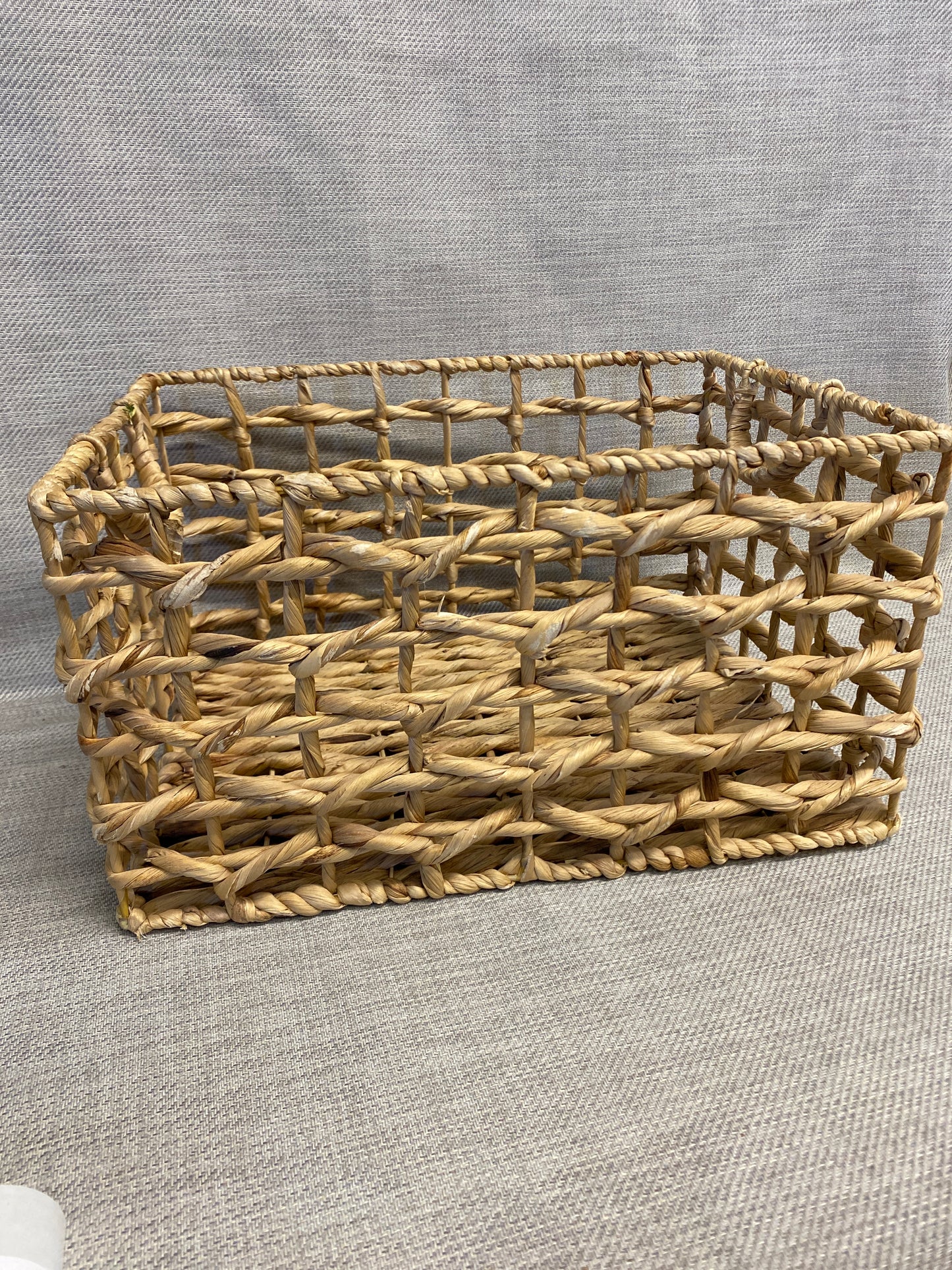 Basket - Raffia Covered Wire
