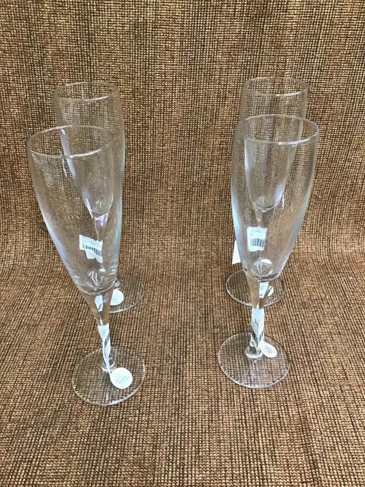 Bowring Crystal  Champagne Glasses (4)
